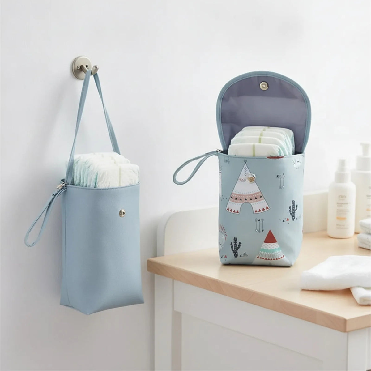 Sac à Couches Bébé Imperméable Grande Capacité