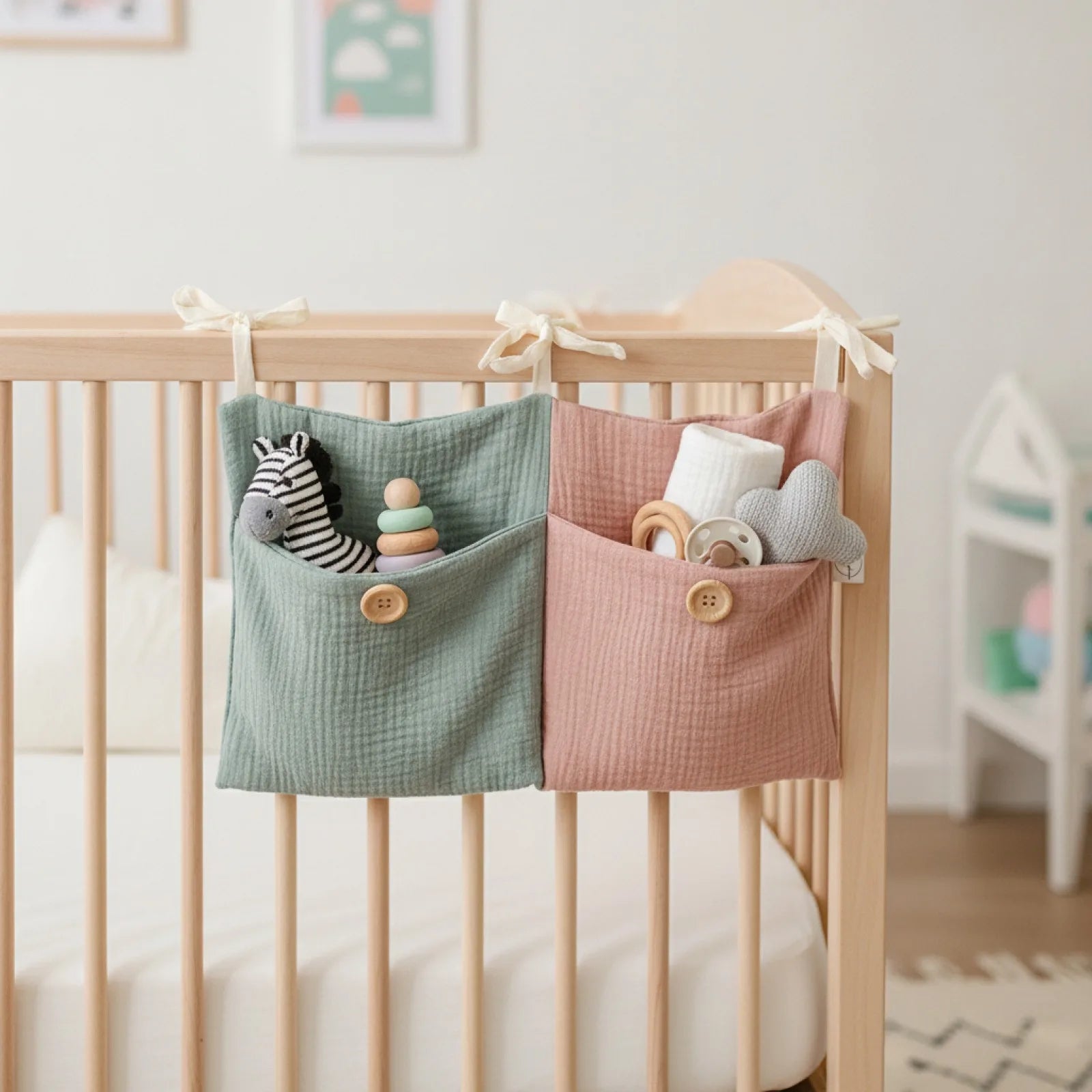Organisateur Lit Bébé Multifonction